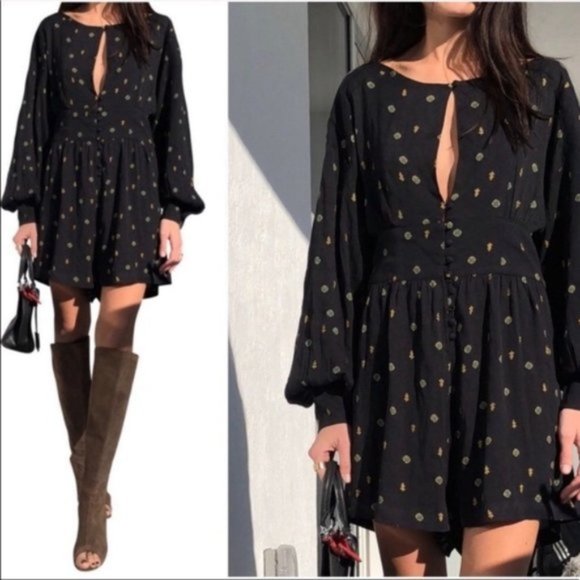 Free People Pants - NWT Free People Love Grows Romper sz L